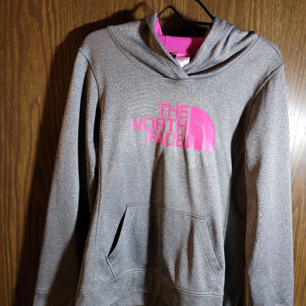 The North Face Half Dome Pink Grey Hoodie Size Medium